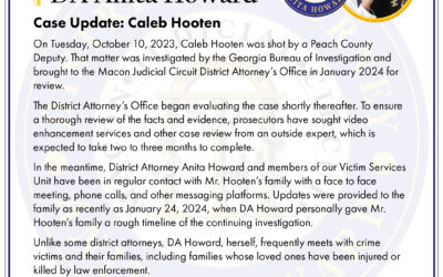 Case Update: Caleb Hooten